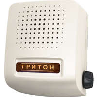Звонок проводной Тритон Соло электронный гонг, регулятор громкости, 220В, белый СЛ-04Р