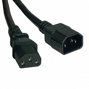 Кабель Tripp Lite AC Power Extension Cable C13-C14, 100-250V, 10A, 3m P004-010