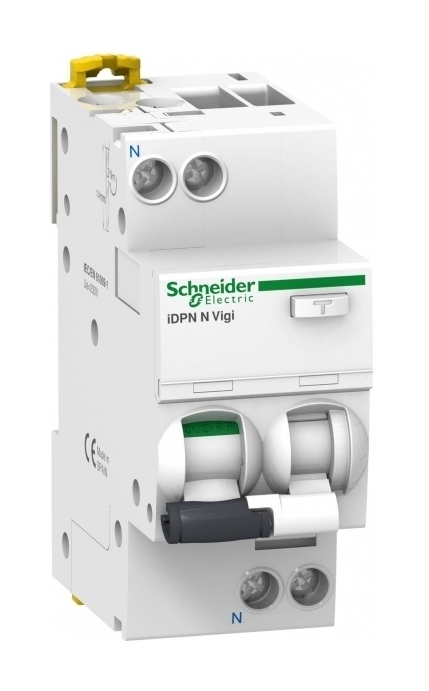 Дифференциальный автоматический выключатель Schneider Electric Acti9 iDPN Vigi 1П+N 16А 30мА, тип A, 6кА, B A9D56616