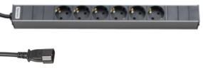 Блок розеток Hyperline SHT19-6SH-2.5IEC 28055