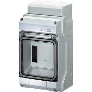 Бокс навесной Hensel KV 1504 IP54 4 модуля серый, прозрачная дверь 61000734