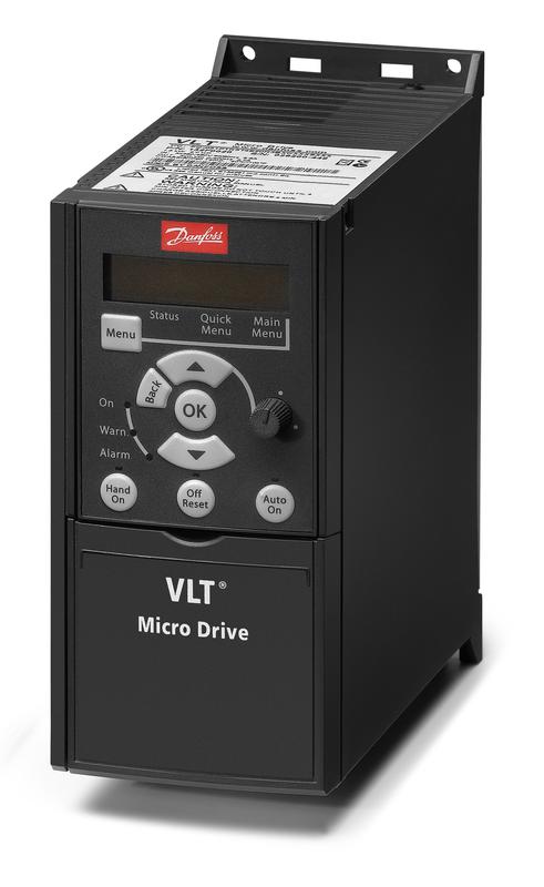 Частотный преобразователь Danfoss VLT Micro Drive FC 51 0.75кВт, 380В, 3Ф, без панели 132F0018