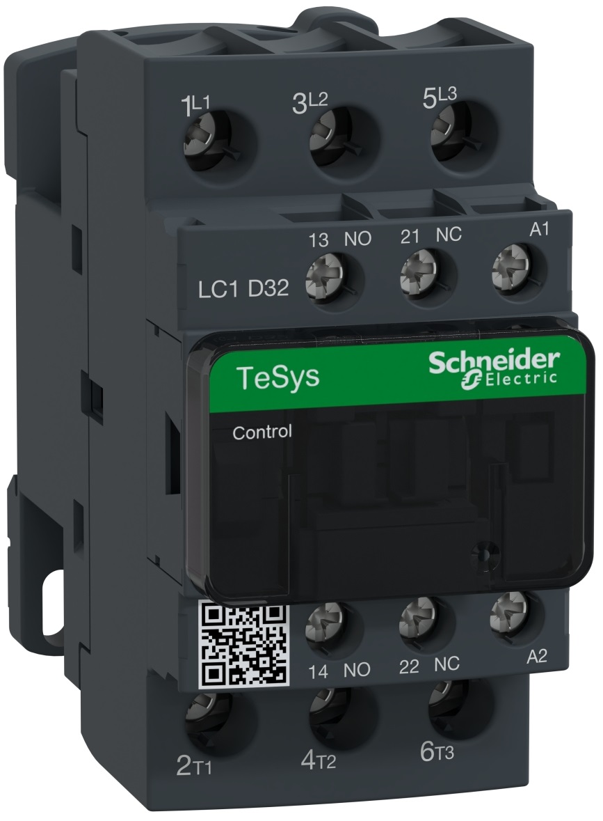 Контактор Schneider Electric TeSys D 32А 3П, 1НО+1Н3, 220В AC