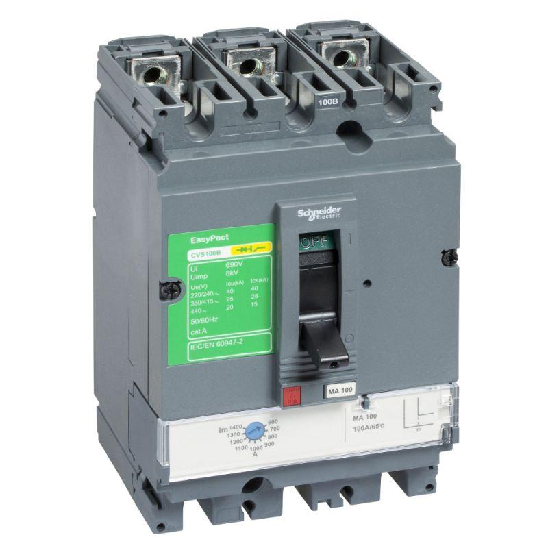 Автоматический выключатель Schneider Electric EasyPact CVS 100F 36кА, 3P, TM40D
