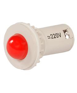 Лампа светодиодная коммутаторная Электротехник СКЛ-11-К-2-220 220В AC/DC красный ET510804