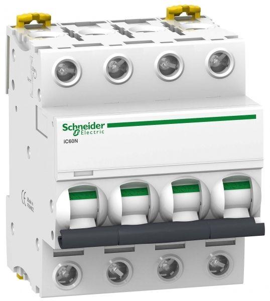 Автоматический выключатель Schneider Electric Acti 9 iC60N 20А 4п 6кА, C