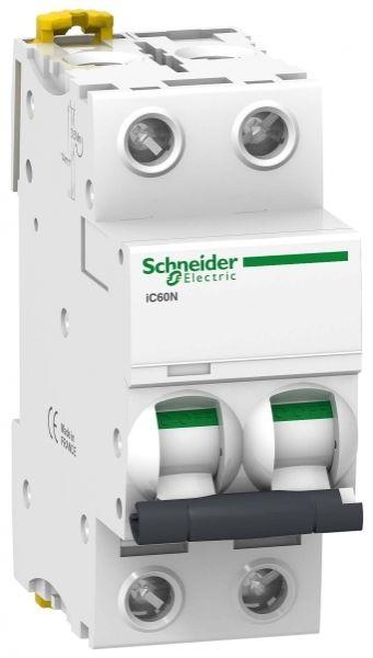 Автоматический выключатель Schneider Electric Acti 9 iC60N 2А 2п 6кА, C A9F74202