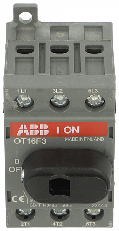 Рубильник ABB OT16F3 до 16А 3П