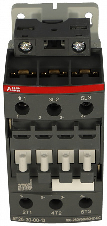 Контактор ABB AF26-30-00-13 26А, катушка 100-250B AC/DC
