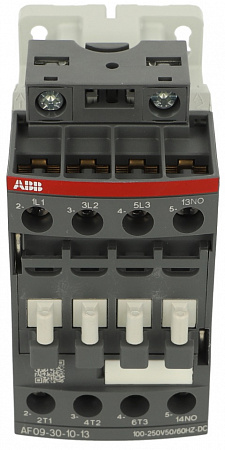 Контактор ABB AF09-30-10-13 9А, катушка 100-250B AC/DC
