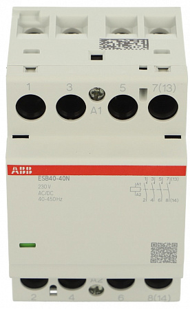 Контактор ABB ESB40-40N-06 40А 4НО, катушка 230В AC/DC