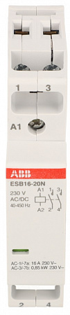 Контактор ABB ESB16-20N-06 16А 2НО, катушка 230В AC/DC