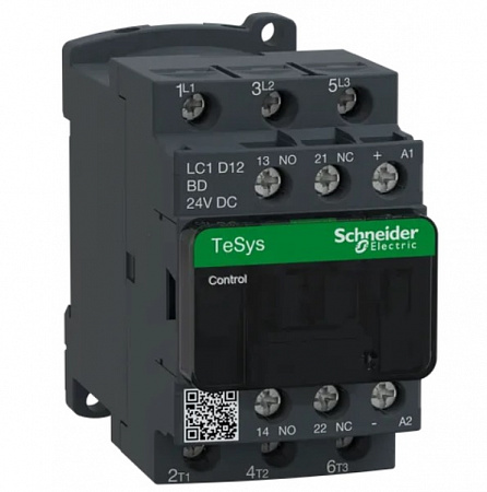 Контактор Schneider Electric TeSys D 12А 3П, НО+НЗ, 24В