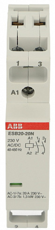 Контактор ABB ESB20-20N-06 20А 2НО, катушка 230В AC/DC