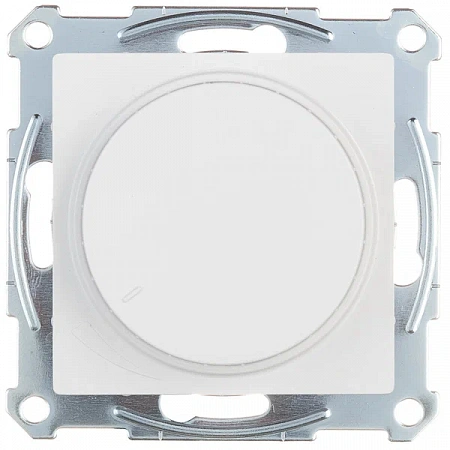 Светорегулятор поворотно-нажимной Schneider Electric AtlasDesign, 630 Вт, скрытый монтаж, белый