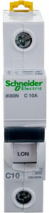 Автоматический выключатель Schneider Electric Acti 9 iK60N 10А 1п 6кА, C A9K24110