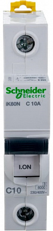 Автоматический выключатель Schneider Electric Acti 9 iK60N 10А 1п 6кА, C