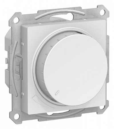 Светорегулятор поворотно-нажимной Systeme Electric AtlasDesign LED RC 400Вт механизм лотос