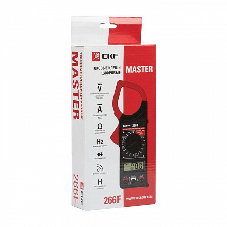 Клещи токовые цифровые EKF Master 266F