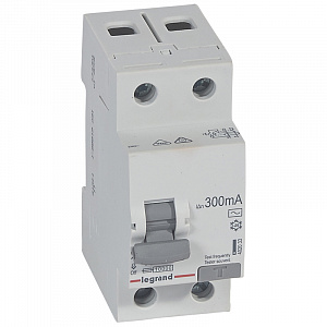 Выключатель дифференциального тока Legrand RX3 2П 40А 300мА тип AC 402033