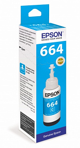 Картридж Epson T6642 струйный голубой 7500 стр C13T66424A