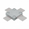 Соединитель крестообразный КМ-Профиль 3XS-B40 HD для полосы до 40мм с 3 пластинами горячеоцинкованная сталь