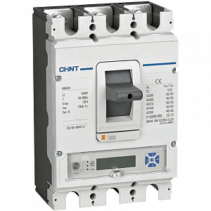 Автоматический выключатель CHINT NM8N-1600Q 3п 1250А 70кА EN электронный расцепитель 263116