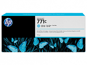 Картридж HP 771C струйный cветло-голубой 775мл B6Y12A