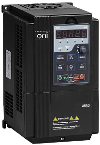 Частотный преобразователь ONI A650 380В 3Ф 0.75кВт 2.5А A650-33E0075T