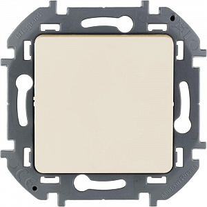 Механизм переключателя промежуточного 1-кл. Inspiria (группа Legrand) 10А IP20 250В 10AX винт. клеммы сл. кость 673681