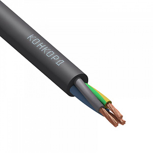 Кабель Конкорд КГтп-ХЛ 3х1.5 (N PE) 380/660-3 9232