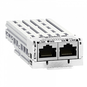Модуль коммуникационный Schneider Electric Ethernet/IP, Modbus TCP, 2х RJ45 VW3A3720