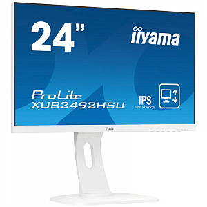 Монитор Iiyama ProLite 23.8" IPS, 1920x1080 FHD, 16:9, 250 кд/м2 XUB2492HSU-W1