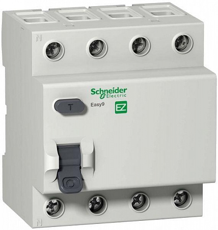 Выключатель дифференциального тока Schneider Electric Easy9 4п 63А 300мА тип AC 230В