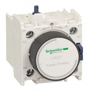 Приставка времени Schneider Electric TeSys D 0.1-3с задержка включения LADT0