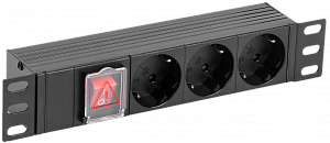 Блок розеток ITK 3 розетки, 10" PH12-3D3-P