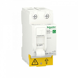 Выключатель дифференциального тока Schneider Electric Resi9 2п 63А 300мА тип A-S R9R65263