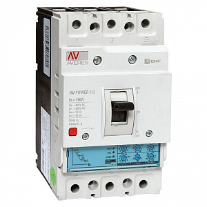 Автоматический выключатель EKF Averes 3п 100А 50кА AV POWER-1/3 ETU2.0 mccb-13-100-2.0-av