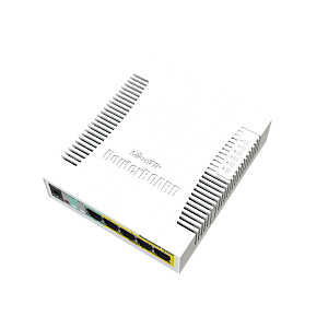 Коммутатор MikroTik RB260GSP 5x 10/100/1000 Ethernet, 1x SFP CSS106-1G-4P-1S