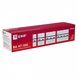 Автоматический выключатель EKF PROxima ВА 47-100 4п C 32А 10кА mcb47100-4-32C-pro