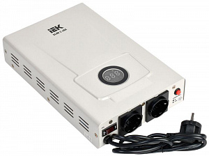 Стабилизатор напряжения IEK SLIM 1ф 2кВА SLIM IVS22-1-002-09