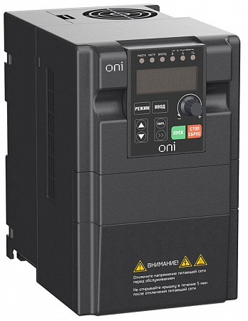 Частотный преобразователь ONI A150 380В, 3Ф, 3.7кВт