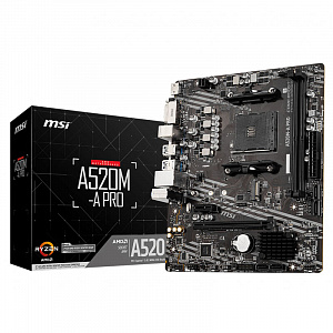 Материнская плата MSI A520M-A PRO AM4, mATX A520M-A PRO