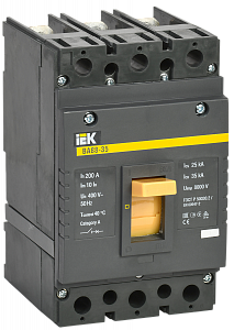Автоматический выключатель IEK ВА88-35 3П 200А 35кА SVA30-3-0200