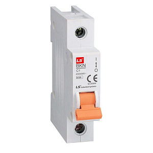 Автоматический выключатель LS Electric BKN 4А 1п C, 6кА 061106298B