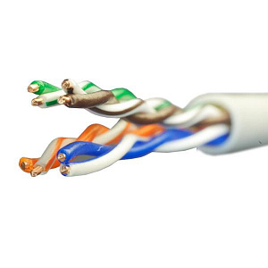 Кабель витая пара SUPRLAN Standart U/UTP 5E 4х2х24AWG PVC 01-0328-9