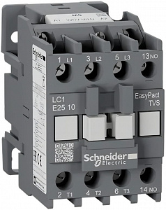 Контактор Schneider Electric EasyPact TVS 25А 3П, 1НО, 220В AC LC1E2510M5