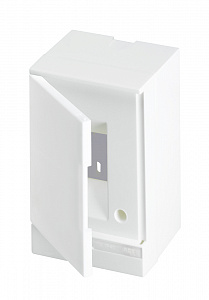 Бокс ABB BEW401202 Basic E настенный 2 модуля, белая непрозрачная дверь, без клемм 1SZR004002A2100