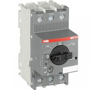 Автоматический выключатель защиты двигателя ABB MS132-10 100кА 1SAM350000R1010