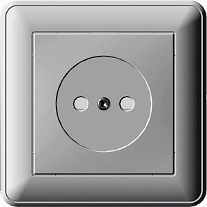 Розетка Systeme Electric W59, скрытый монтаж, со шторками, белый RS16-151-18